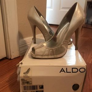 Silver Aldo Shoes
